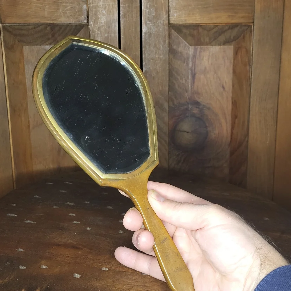 Elegant Floral Hand Mirror - Picture 17 of 17